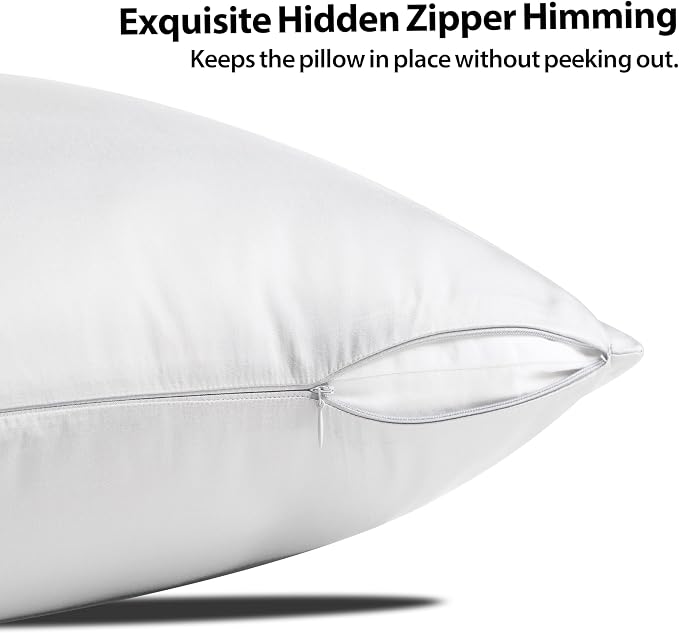 4 Pack Cooling Toddler Pillow Cases, Viscose Derived from Bamboo Small Pillow - Image 4