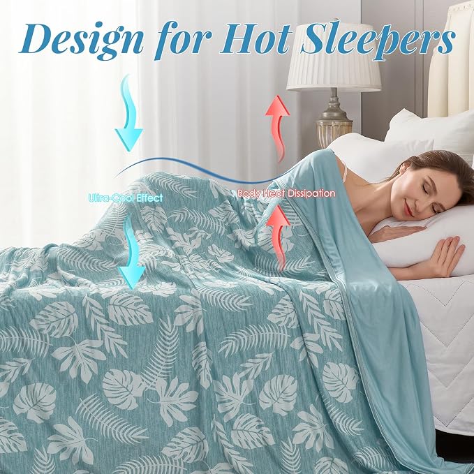 OIGAE Cooling Blanket for Hot Sleepers - Image 2