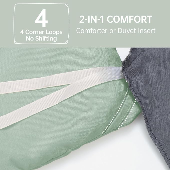 MUXHOMO Queen Comforter Set, All Season Ultra Soft Down Alternative Bedding - Image 6