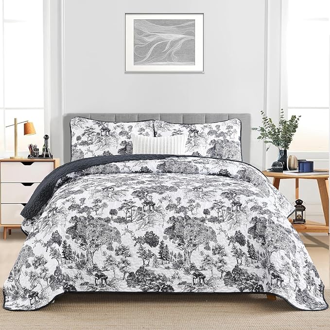 WONGS BEDDING Botanical Quilt Set Full Size - Image 2