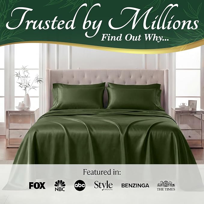 DECOLURE 100% Viscose Derived from Bamboo Sheets King Size - Image 5