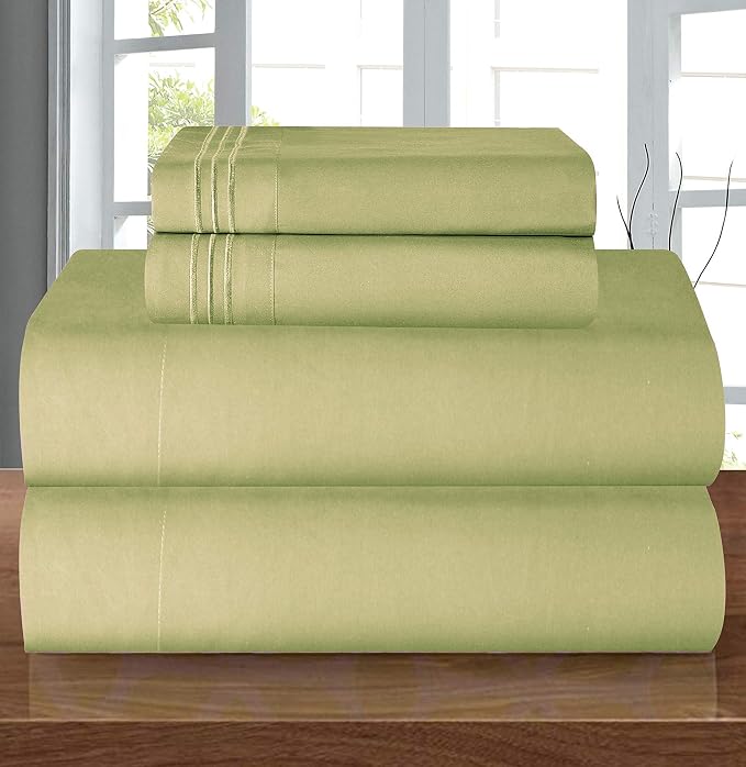 Elegant Comfort Luxury Quality Microfiber 5-Piece 1500 Premium Hotel Sheet by ELEGANTCOMFORT