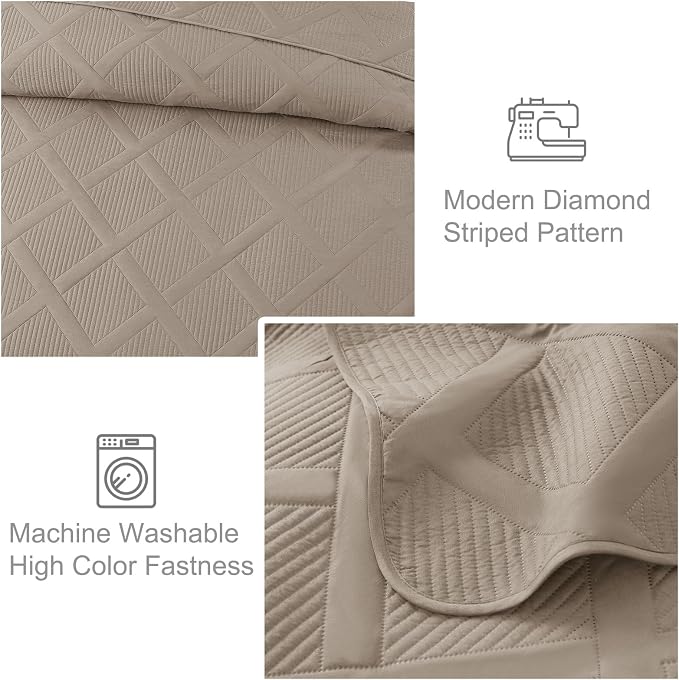 Exclusivo Mezcla Full Queen Size Quilt Set - Image 5
