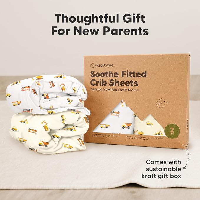 KeaBabies 2-Pack Organic Crib Sheets - Image 9