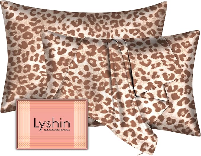 Silk Pillow Cases 2 Pack Queen Size by LYSHINSILKPILLOWCASES