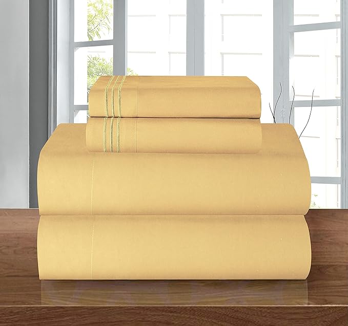 Elegant Comfort Luxury Soft 1500 Premier 4-Piece Premium Hotel Quality Wrinkle by ELEGANTCOMFORT
