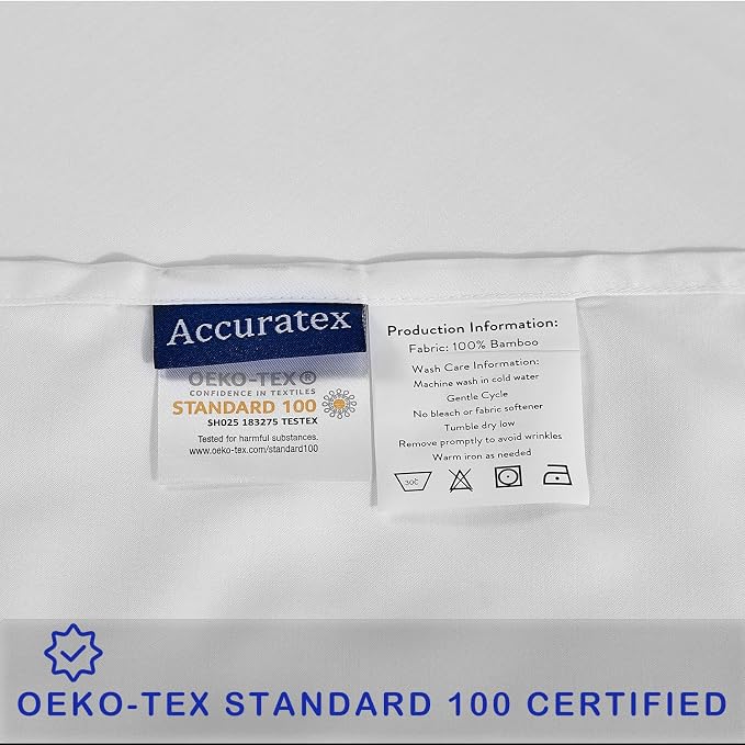 ACCURATEX Cooling Pillow Cases Queen Size Set of 2, Rayon Derived from Bamboo - Image 6