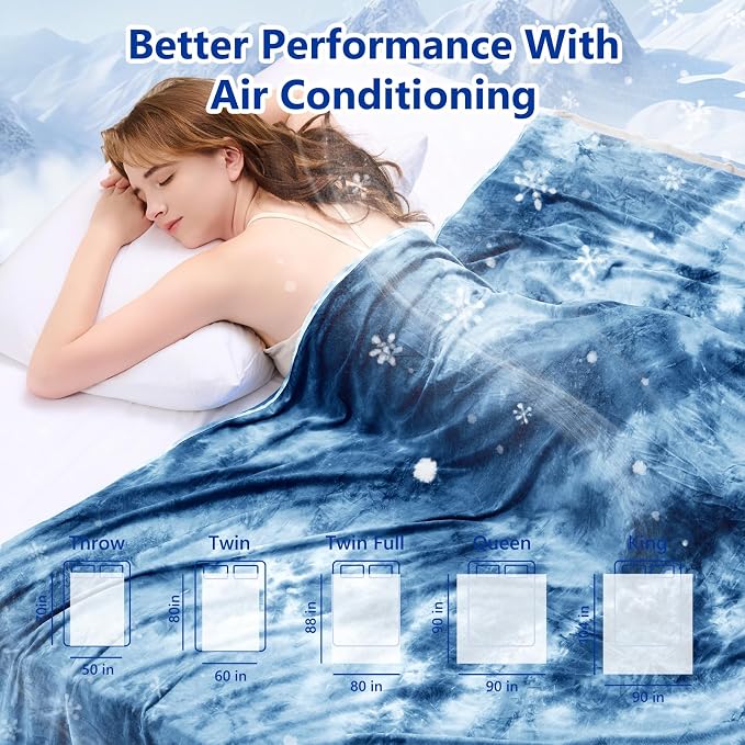 Topcee Cooling Throw Blanket for Hot Sleepers, Arc-Chill Q-Max >0.5 Cool Fiber - Image 7