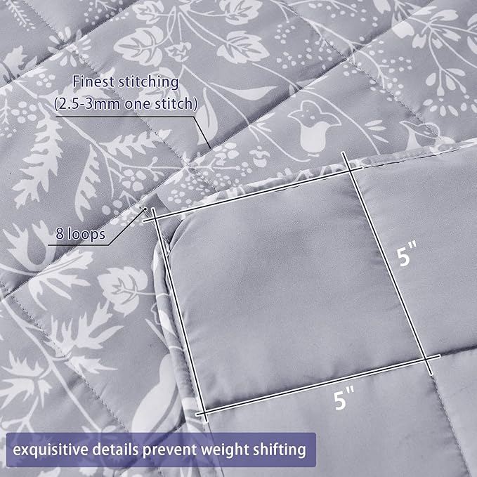 yescool Weighted Blanket for Adults Cooling Heavy Blanket for Sleeping Perfect - Image 5