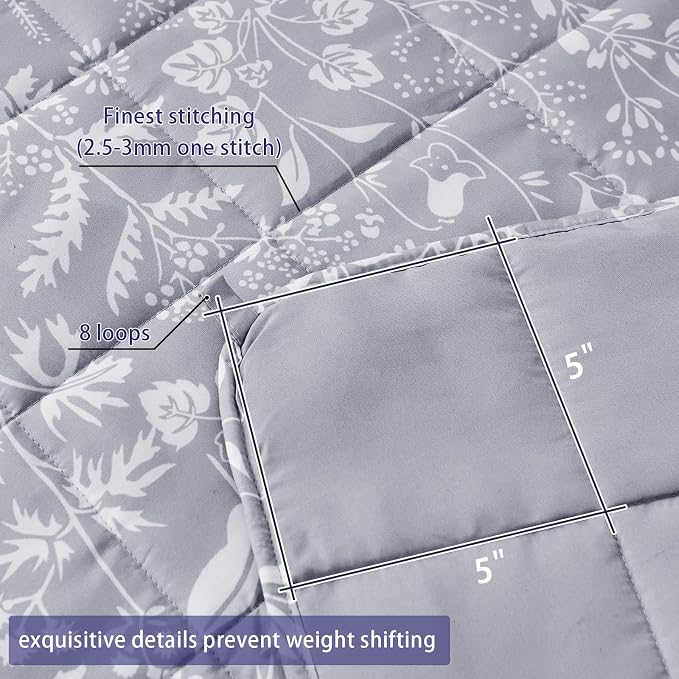 yescool Weighted Blanket for Adults Cooling Heavy Blanket for Sleeping Perfect - Image 5