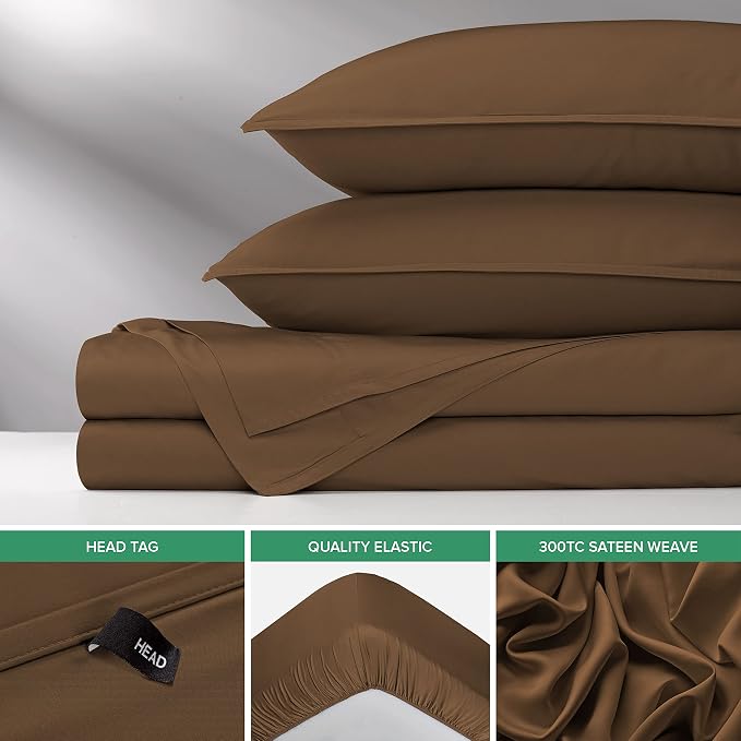 Pure Bamboo Twin Sheets, Genuine 100% Organic Viscose Derived from Bamboo Bed - Image 6