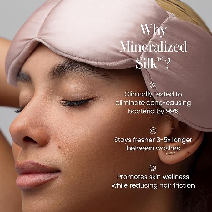 Nodpod Mineralized Silk Gentle Pressure Sleep Mask - Image 3