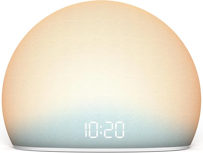 HOUSBAY Sunrise Alarm Clock, 20 Soothing Sleep Aids, Dimmable Display, by HOUSBAY