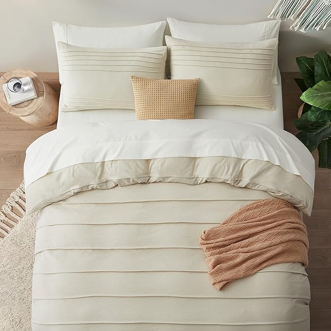 Oli Anderson Beige Duvet Cover Queen Size - Image 5