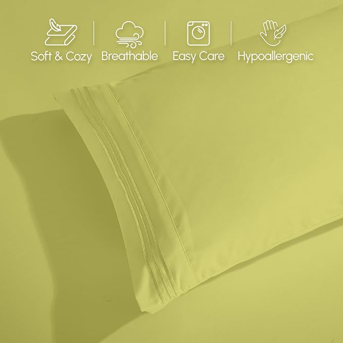Elegant Comfort Luxurious 1500 Premium Hotel Quality Microfiber Three Line - Image 5