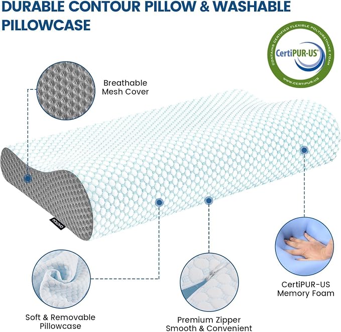 Memory Foam Pillows Neck Pillow Bed Pillow - Image 5