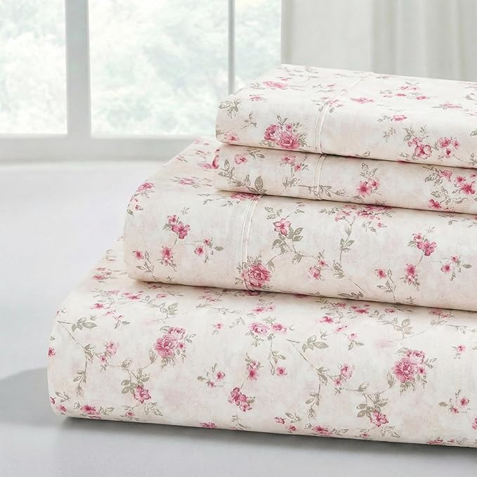 Modern Threads 4-Piece Ultra Soft Microfiber Bed Sheets Set, Wrinkle Free Sheets by ModernThreads