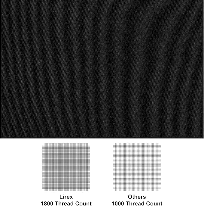 Lirex Black Twin Flat Sheet Only, Ultra Soft & Breathable Brushed 1800 - Image 2