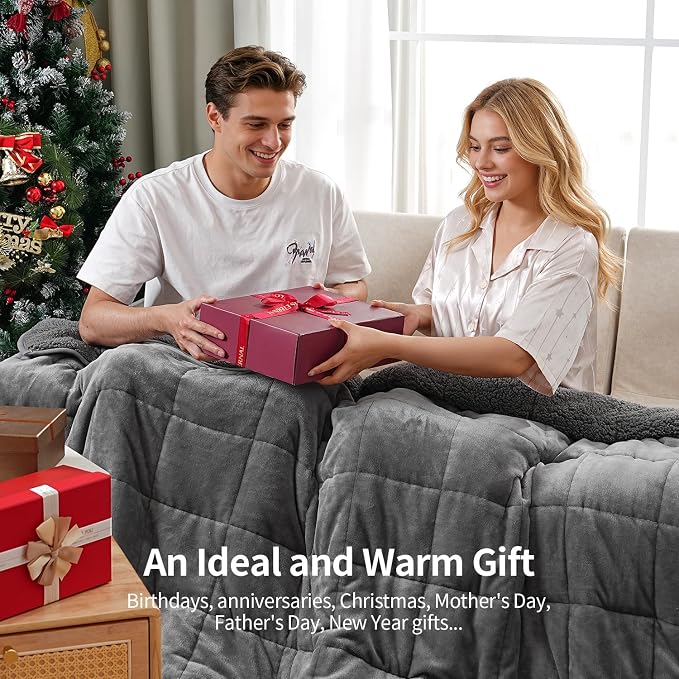 Uttermara Weighted Blankets for Adults Full Size, 10lbs 48x72 inches Blanket - Image 5