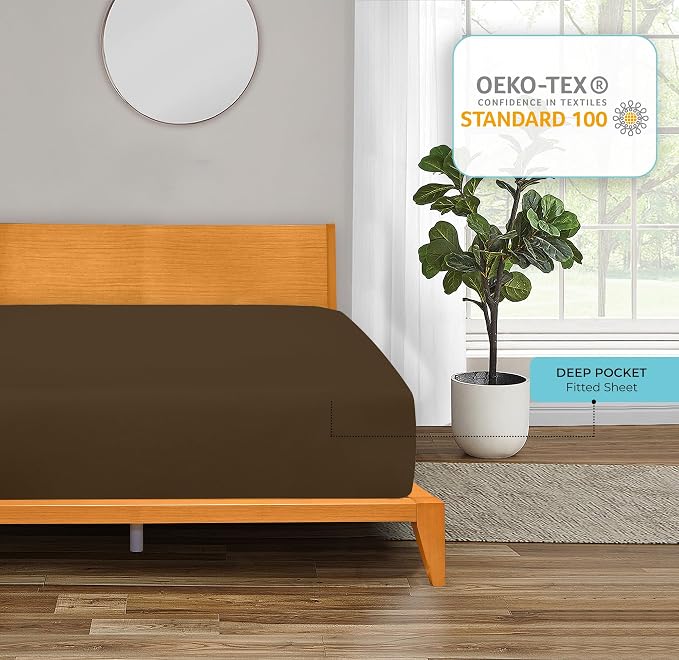 Royale Linens Fitted Sheet Full - Image 7