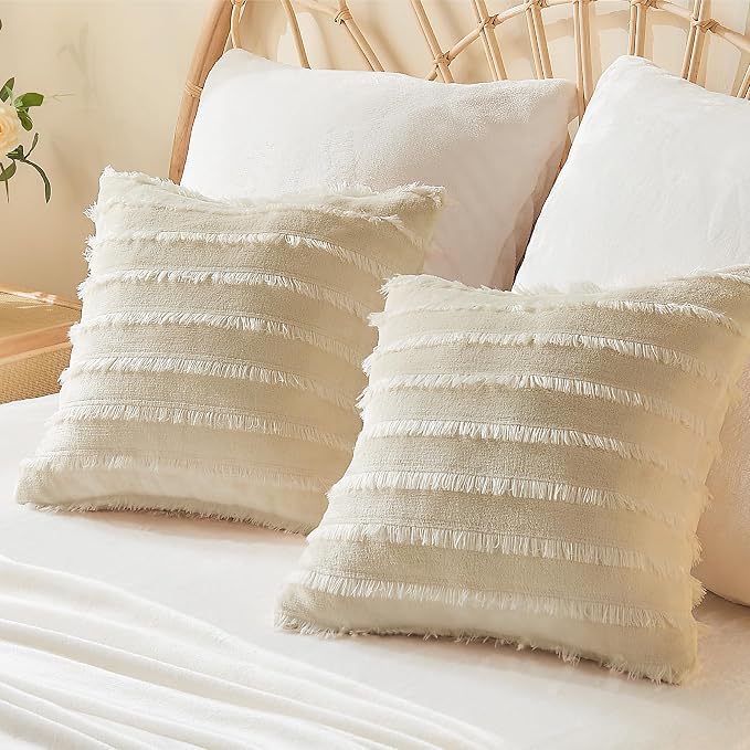 BEDELITE Velvet Pillow Covers 18x18 by BEDELITE