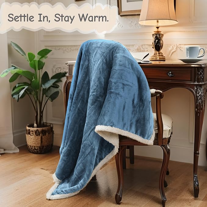 Electric Heated Blanket Twin Size 62"x84", Soft Flannel - Image 6