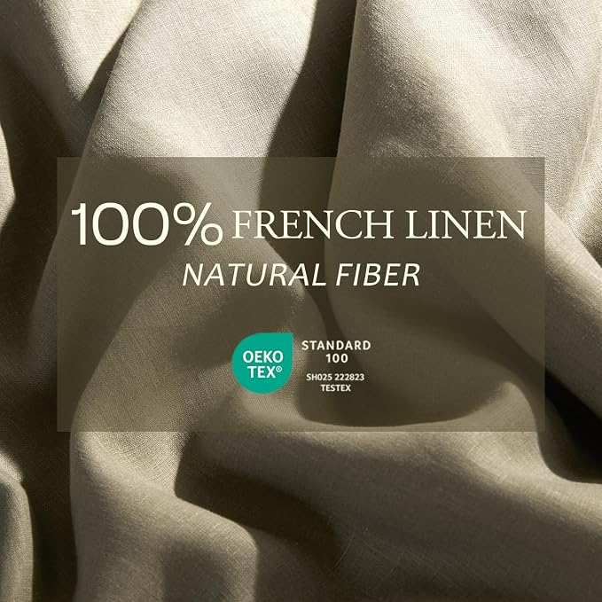 DAPU 100% Linen Duvet Cover Set - Image 2