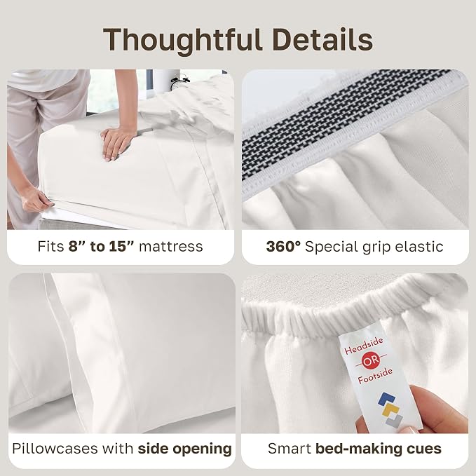 California Design Den Split King Sheets Sets - Image 5