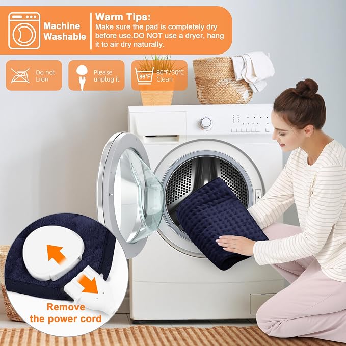 Deepsoon Heating Pad, Electric Heating Pads - Image 6