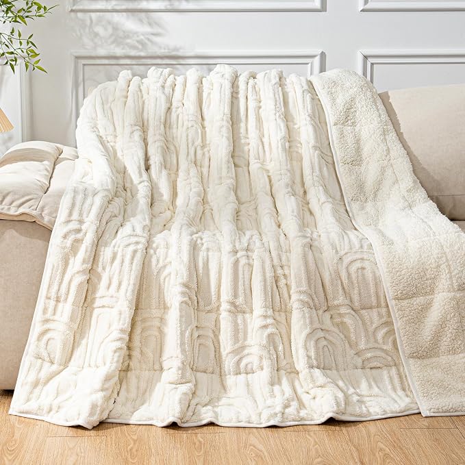 Cottonblue Jacquard Weighted Blanket by Cottonblue