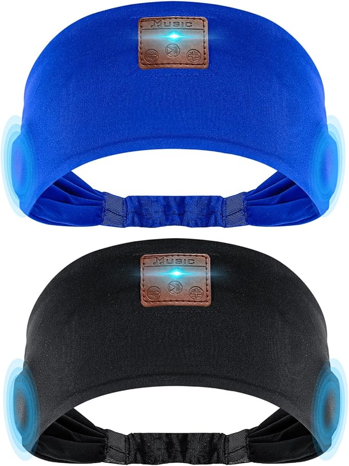 2-Pack Sleeping Headphones, Headband Headphones by Mixiba