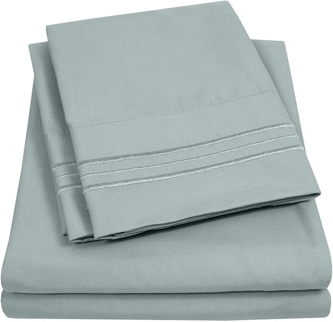 RV Short Queen Sheet Set with Built-In Sheet Straps by SweetHomeCollection