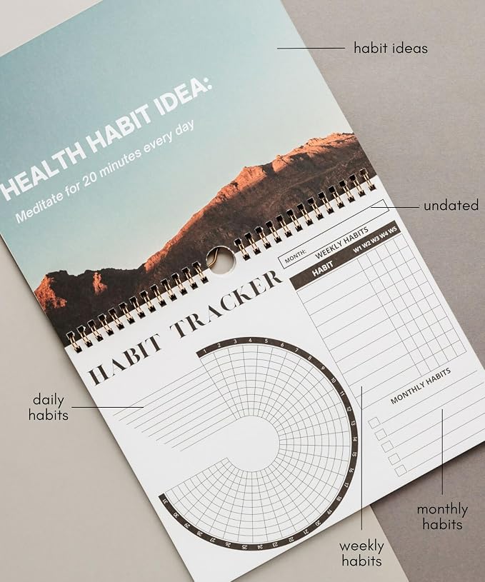 Lamare 2026 Habit Tracker Calendar – Premium Daily Habit Tracker Journal and - Image 4