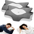 Elviros Cervical Memory Foam Pillow, 2 Pack Pillows by Elviros
