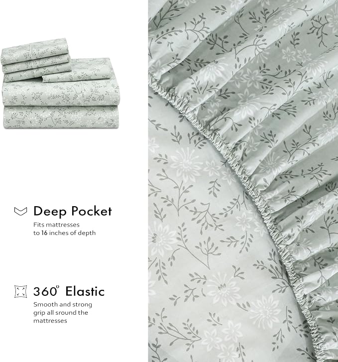 RUVANTI 4 Pcs Cotton Sheets - Image 7