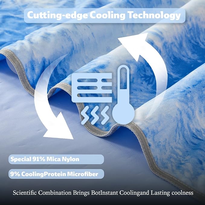 Cooling Blanket Throw Size, Cold Blanket - Image 5