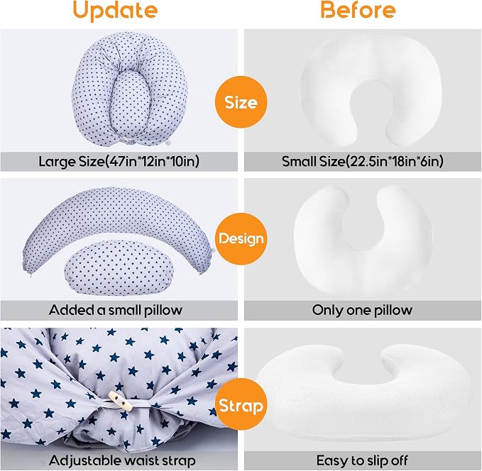 Chilling Home Pregnancy Pillow, C Shaped Pregnancy Pillows - Image 4