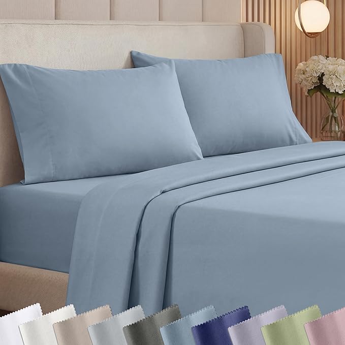 California Design Den Thick and Natural 100% Cotton Sheets by CaliforniaDesignDen