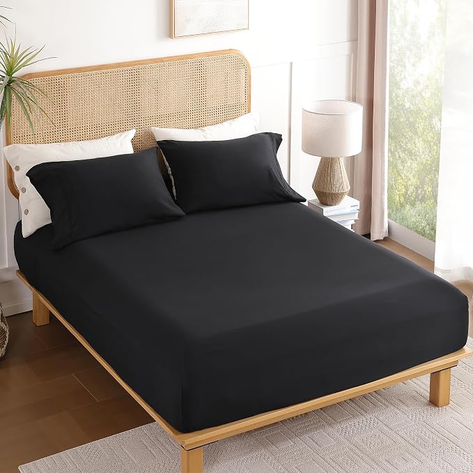 Full Sheet Set 4 Piece, Wrinkle Free, Oeko-Tex Certified - Image 7