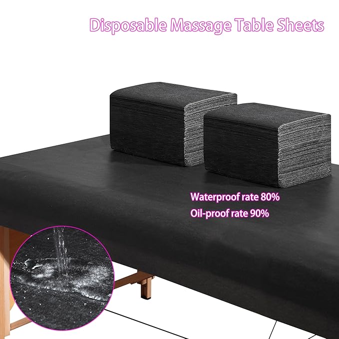 Disposable Bed Sheets 100 Pcs 31" x 71" Massage Table Sheets Non Woven Fabric - Image 5