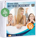 Utopia Bedding Waterproof Mattress Protector Full XL Size, Zippered Mattress by UTOPIABEDDING