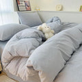 mixinni Blue Striped Duvet Cover Twin Size by mixinni