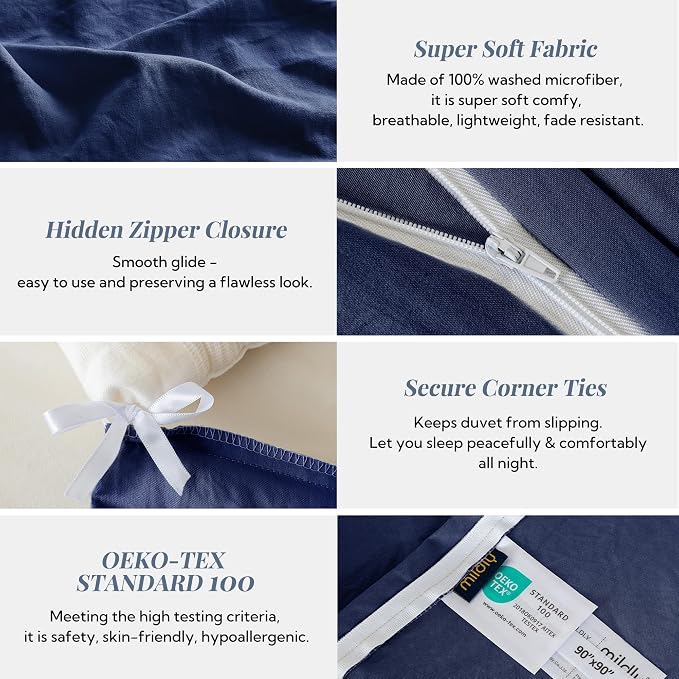 MILDLY Super Soft Duvet Cover 2pcs - Image 5