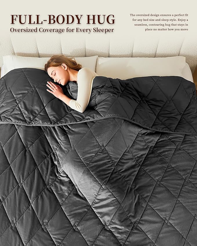 L'AGRATY Queen/King Size Weighted Blanket - Image 7