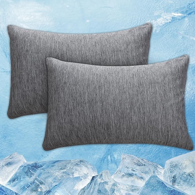 CHOSHOME Cooling Pillow Cases Zipper Pillow Covers Q-Max > 0.45 Zippered by CHOSHOME