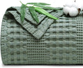 PHF Cooling Waffle Blanket Twin Size, Lightweight 60% Rayon from Bamboo & 40% by PHF