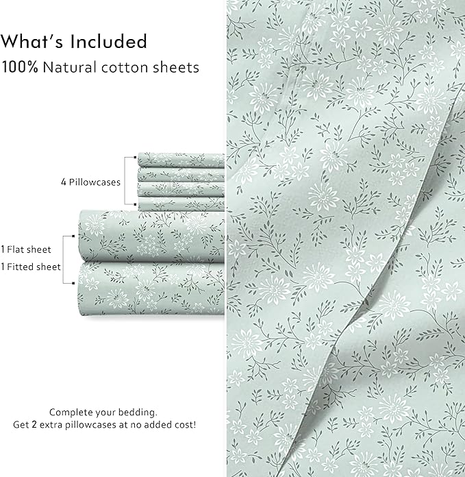 RUVANTI 6 Pcs Cotton Sheets - Image 4
