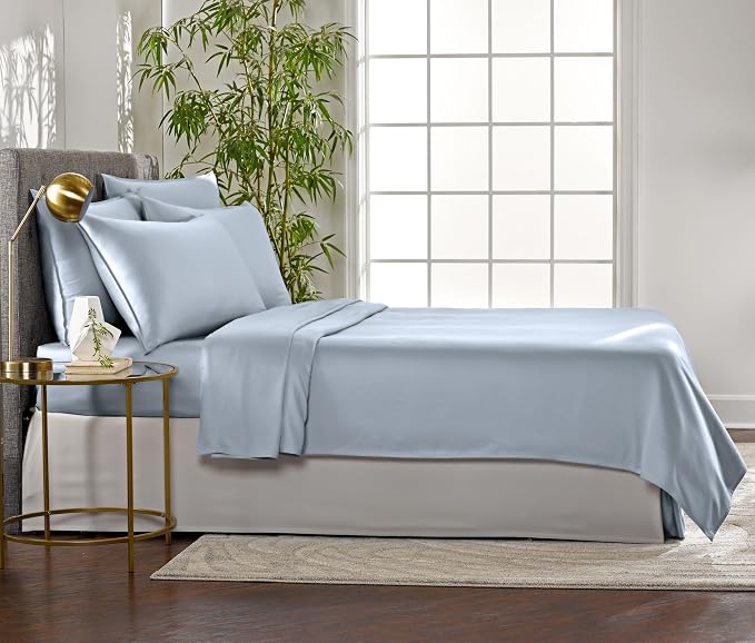 Pure Bamboo Queen Sheets, Genuine 100% Organic Viscose Derived from Bamboo Bed - Image 4