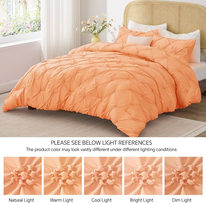 BEDELITE Apricot King Size Comforter Set - Image 8