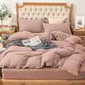 PURE ERA Jersey Knit Duvet Cover Set 100% T-Shirt Cotton Super Soft Comfy 3pc by PUREERA